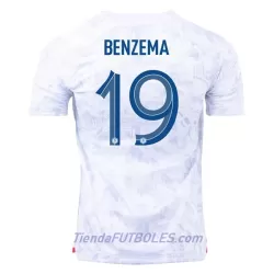 Camiseta Francia Benzema 19 Hombre Segunda Mundial 2022 Camiseta Francia Benzema 19 Hombre Segunda Mundial 2022
