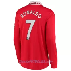 Camiseta Manga Larga Manchester United Ronaldo 7 Hombre Primera 2022/23 Camiseta Manga Larga Manchester United Ronaldo 7 Hombre Primera 2022/23