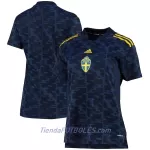Camiseta Suecia Mujer Segunda EURO 2022