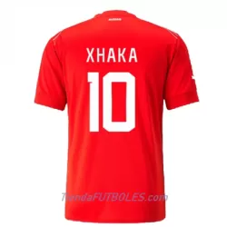 Camiseta Suiza Xhaka 10 Hombre Primera Mundial 2022
