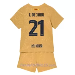 Conjunto FC Barcelona Frenkie de Jong 21 Niño Segunda 2022/23 Conjunto FC Barcelona Frenkie de Jong 21 Niño Segunda 2022/23