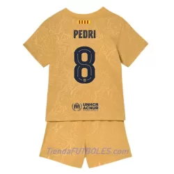 Conjunto FC Barcelona Pedri 8 Niño Segunda 2022/23 Conjunto FC Barcelona Pedri 8 Niño Segunda 2022/23