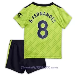 Conjunto Manchester United Bruno Fernandes 8 Niño Tercera 2022/23 Conjunto Manchester United Bruno Fernandes 8 Niño Tercera 2022/23