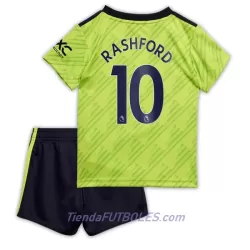 Conjunto Manchester United Rashford 10 Niño Tercera 2022/23 Conjunto Manchester United Rashford 10 Niño Tercera 2022/23