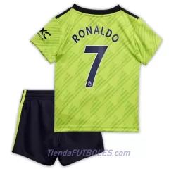 Conjunto Manchester United Ronaldo 7 Niño Tercera 2022/23 Conjunto Manchester United Ronaldo 7 Niño Tercera 2022/23