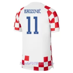 Camiseta Croacia Brozovic 11 Hombre Primera Mundial 2022 Camiseta Croacia Brozovic 11 Hombre Primera Mundial 2022