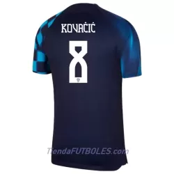 Camiseta Croacia Kovacic 8 Hombre Segunda Mundial 2022 Camiseta Croacia Kovacic 8 Hombre Segunda Mundial 2022
