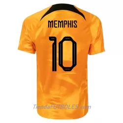 Camiseta Países Bajos Memphis 10 Hombre Primera Mundial 2022 Camiseta Países Bajos Memphis 10 Hombre Primera Mundial 2022