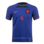 Camiseta Virgil 4 Países Bajos Hombre Segunda Mundial 2022