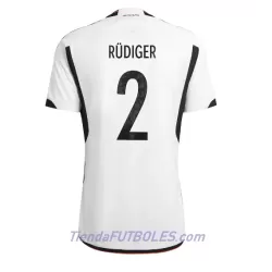 Camiseta Alemania Antonio Rudiger 2 Hombre Primera Mundial 2022 Camiseta Alemania Antonio Rudiger 2 Hombre Primera Mundial 2022