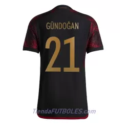 Camiseta Alemania Ilkay Gundogan 21 Hombre Segunda Mundial 2022 Camiseta Alemania Ilkay Gundogan 21 Hombre Segunda Mundial 2022