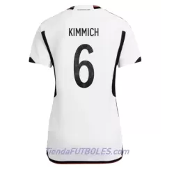 Camiseta Alemania Joshua Kimmich 6 Mujer Primera Mundial 2022 Camiseta Alemania Joshua Kimmich 6 Mujer Primera Mundial 2022