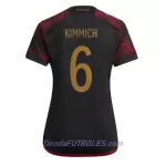 Camiseta Alemania Joshua Kimmich 6 Mujer Segunda Mundial 2022