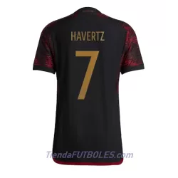 Camiseta Alemania Kai Havertz 7 Hombre Segunda Mundial 2022 Camiseta Alemania Kai Havertz 7 Hombre Segunda Mundial 2022