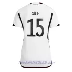 Camiseta Alemania Niklas Sule 15 Mujer Primera Mundial 2022
