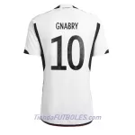 Camiseta Alemania Serge Gnabry 10 Hombre Primera Mundial 2022