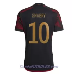 Camiseta Alemania Serge Gnabry 10 Hombre Segunda Mundial 2022 Camiseta Alemania Serge Gnabry 10 Hombre Segunda Mundial 2022