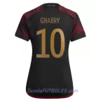 Camiseta Alemania Serge Gnabry 10 Mujer Segunda Mundial 2022