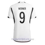 Camiseta Alemania Timo Werner 9 Hombre Primera Mundial 2022