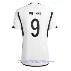 Camiseta Alemania Timo Werner 9 Hombre Primera Mundial 2022 Camiseta Alemania Timo Werner 9 Hombre Primera Mundial 2022
