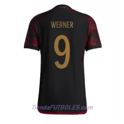 Camiseta Alemania Timo Werner 9 Hombre Segunda Mundial 2022 Camiseta Alemania Timo Werner 9 Hombre Segunda Mundial 2022