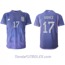 Camiseta Argentina Alejandro Gomez 17 Hombre Segunda Mundial 2022 Camiseta Argentina Alejandro Gomez 17 Hombre Segunda Mundial 2022