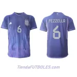Camiseta Argentina German Pezzella 6 Hombre Segunda Mundial 2022