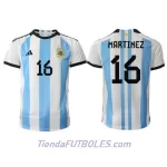 Camiseta Argentina Lisandro Martinez 16 Hombre Primera Mundial 2022