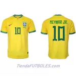 Camiseta Brasil Neymar Jr 10 Hombre Primera Mundial 2022