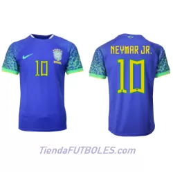 Camiseta Brasil Neymar Jr 10 Hombre Segunda Mundial 2022 Camiseta Brasil Neymar Jr 10 Hombre Segunda Mundial 2022