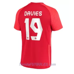 Camiseta Canada Alphonso Davies 19 Hombre Primera Mundial 2022 Camiseta Canada Alphonso Davies 19 Hombre Primera Mundial 2022