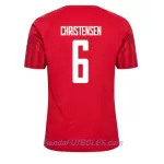 Camiseta Dinamarca Andreas Christensen 6 Hombre Primera Mundial 2022