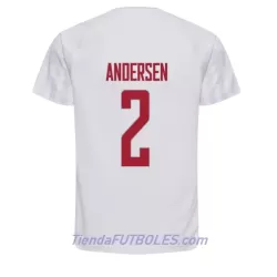 Camiseta Dinamarca Joachim Andersen 2 Hombre Segunda Mundial 2022 Camiseta Dinamarca Joachim Andersen 2 Hombre Segunda Mundial 2022
