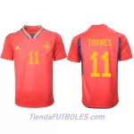 Camiseta España Ferran Torres 11 Hombre Primera Mundial 2022