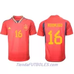 Camiseta España Rodri Hernandez 16 Hombre Primera Mundial 2022