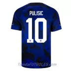 Camiseta Estados Unidos Christian Pulisic 10 Hombre Segunda Mundial 2022