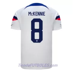 Camiseta Estados Unidos Weston McKennie 8 Hombre Primera Mundial 2022 Camiseta Estados Unidos Weston McKennie 8 Hombre Primera Mundial 2022
