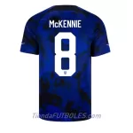 Camiseta Estados Unidos Weston McKennie 8 Hombre Segunda Mundial 2022