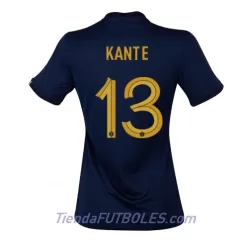 Camiseta Francia Kante 13 Mujer Primera Mundial 2022 Camiseta Francia Kante 13 Mujer Primera Mundial 2022