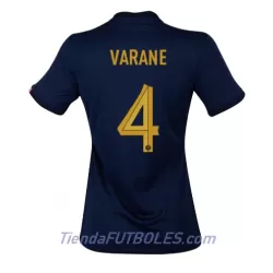 Camiseta Francia Raphael Varane 4 Mujer Primera Mundial 2022