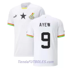 Camiseta Ghana Ayew 9 Hombre Primera Jordan Mundial 2022 Camiseta Ghana Ayew 9 Hombre Primera Jordan Mundial 2022