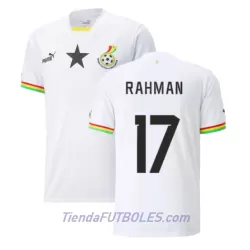 Camiseta Ghana Baba Rahman 17 Hombre Primera Mundial 2022 Camiseta Ghana Baba Rahman 17 Hombre Primera Mundial 2022