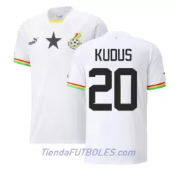 Camiseta Ghana Mohammed Kudus 20 Hombre Primera Mundial 2022 Camiseta Ghana Mohammed Kudus 20 Hombre Primera Mundial 2022