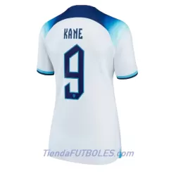 Camiseta Inglaterra Harry Kane 9 Mujer Primera Mundial 2022 Camiseta Inglaterra Harry Kane 9 Mujer Primera Mundial 2022