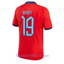 Camiseta Inglaterra Mason Mount 19 Hombre Segunda Mundial 2022 Camiseta Inglaterra Mason Mount 19 Hombre Segunda Mundial 2022