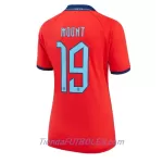 Camiseta Inglaterra Mason Mount 19 Mujer Segunda Mundial 2022