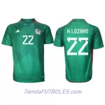 Camiseta México Hirving Lozano 22 Hombre Primera Mundial 2022