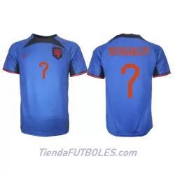 Camiseta Países Bajos Steven Bergwijn 7 Hombre Segunda Mundial 2022 Camiseta Países Bajos Steven Bergwijn 7 Hombre Segunda Mundial 2022