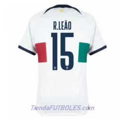 Camiseta Portugal Rafael Leao 15 Hombre Segunda Mundial 2022 Camiseta Portugal Rafael Leao 15 Hombre Segunda Mundial 2022