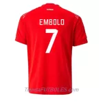 Camiseta Suiza Breel Embolo 7 Hombre Primera Mundial 2022